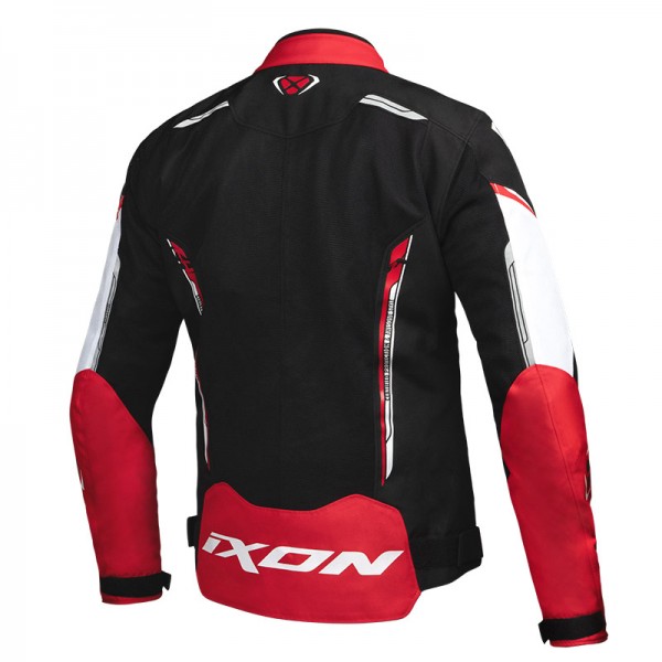IXON STRIKER AIR WP BLACK WHITE RED JACKET