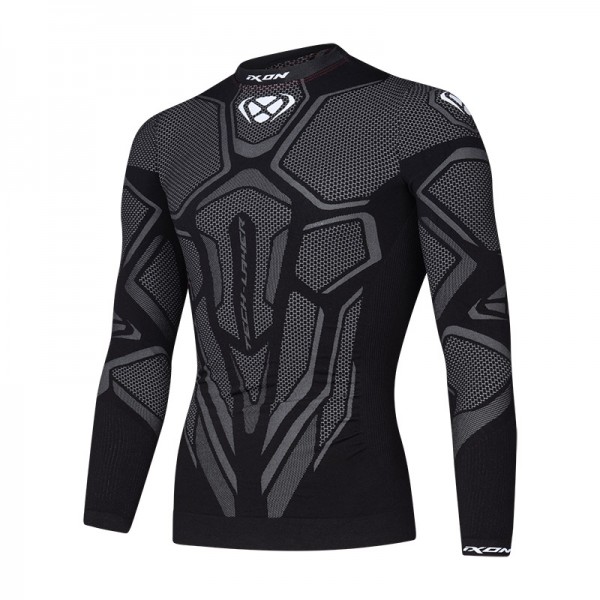 IXON UNDERGROUND TOP LS BLACK WHITE JERSEY