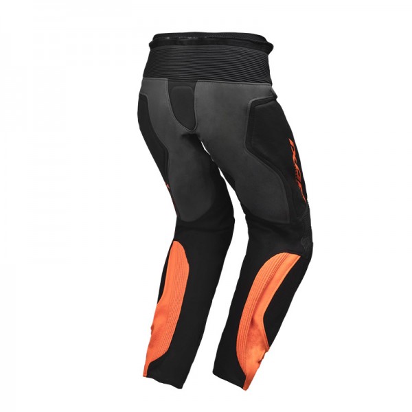 IXON VENDETTA EVO LEATHER ANTHRACITE ORANGE PANTS