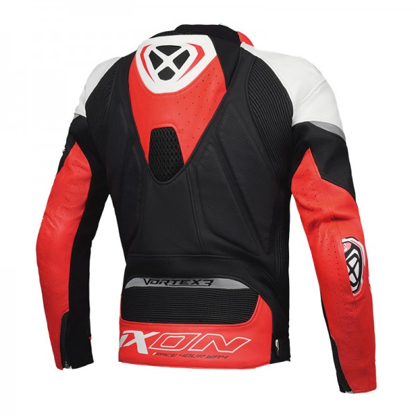 IXON VORTEX 3 WHITE RED JACKET