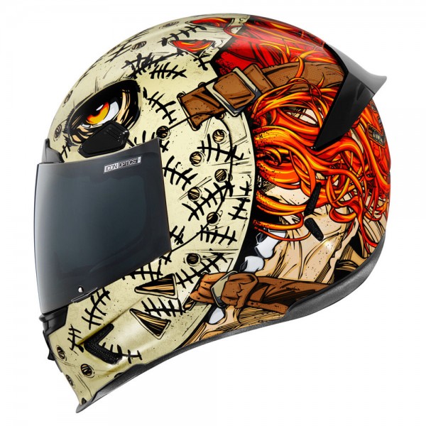 ICON AIRFRAME PRO TOP SHELF RED HELMET 