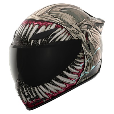 ICON DOMAIN GRAND MAW GREY HELMET