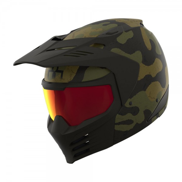 ICON ELSINORE MAGNACROSS GREEN HELMET 