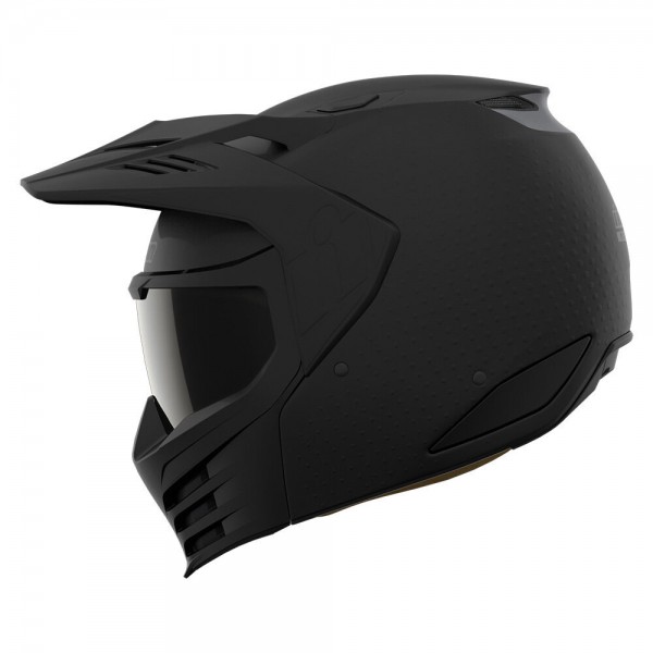ICON ELSINORE MONOTYPE BLACK HELMET