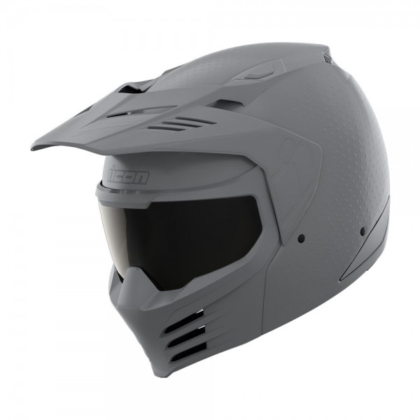 ICON ELSINORE MONOTYPE GREY HELMET