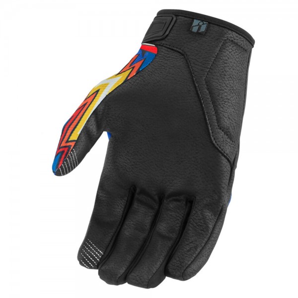 ICON HOOLIGAN CE FLYBOY BLUE GLOVES