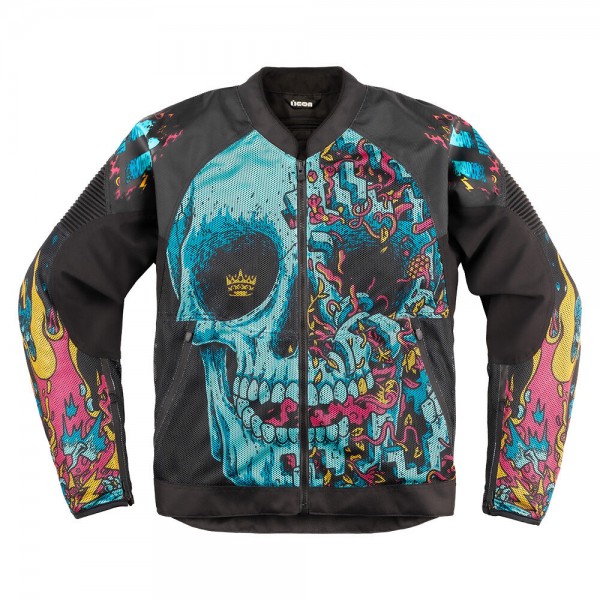 ICON OVERLORD3 MESH MUNCHIES TEAL JACKET