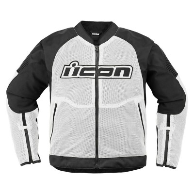ICON OVERLORD3 MESH WHITE JACKET