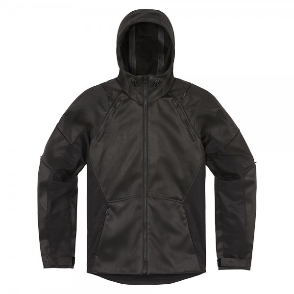 ICON 1000 SYNTHHAWK BLACK JACKET