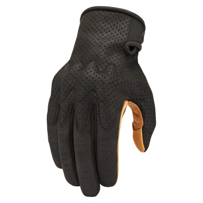 ICON AIRFORM BLACK/TAN GLOVES