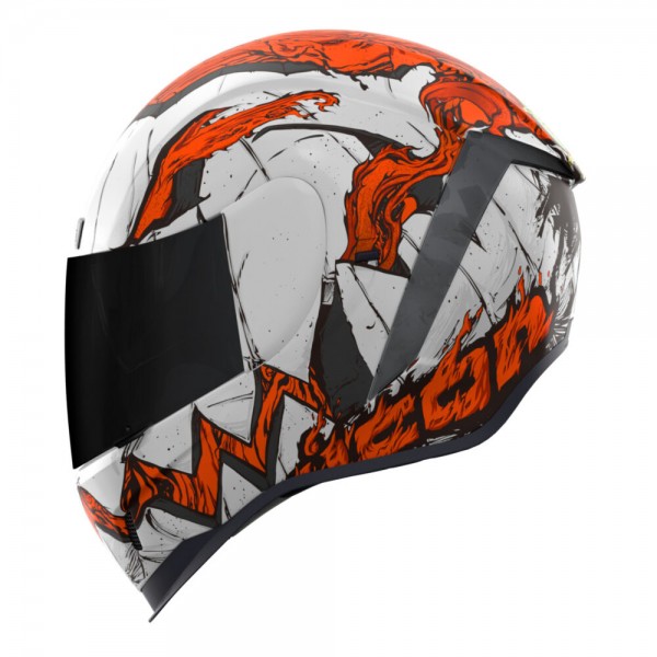 ICON AIRFORM TRICK OR STREET 3 WHITE HELMET