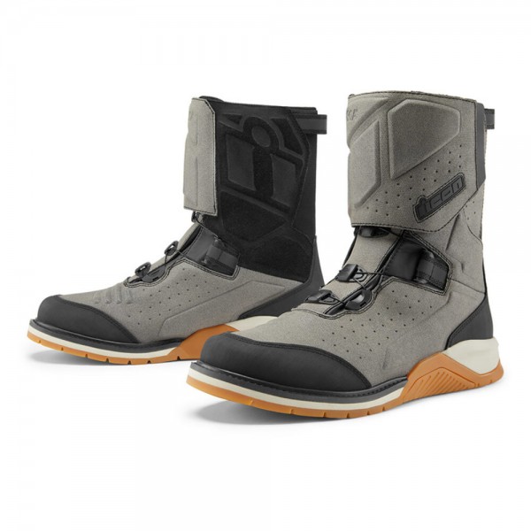 ICON ALCAN WP CE-GREY BOOTS