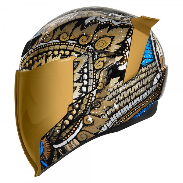 ICON AIRFLITE DAY TRIPPER GOLD HELMET