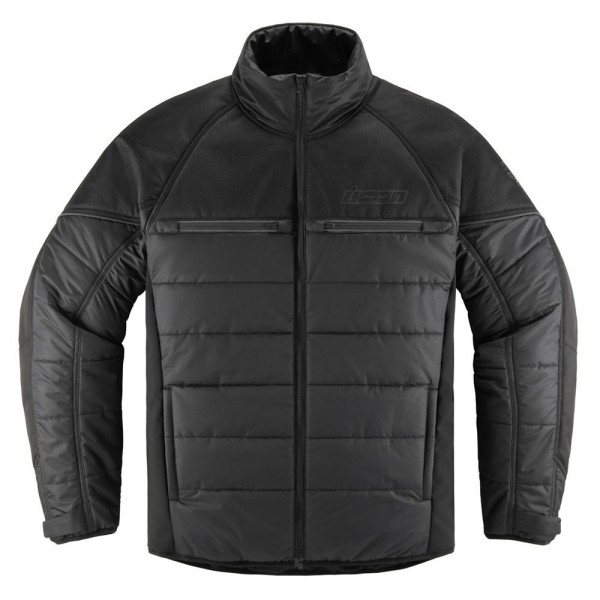 ICON GHOST PUFFER BLACK JACKET