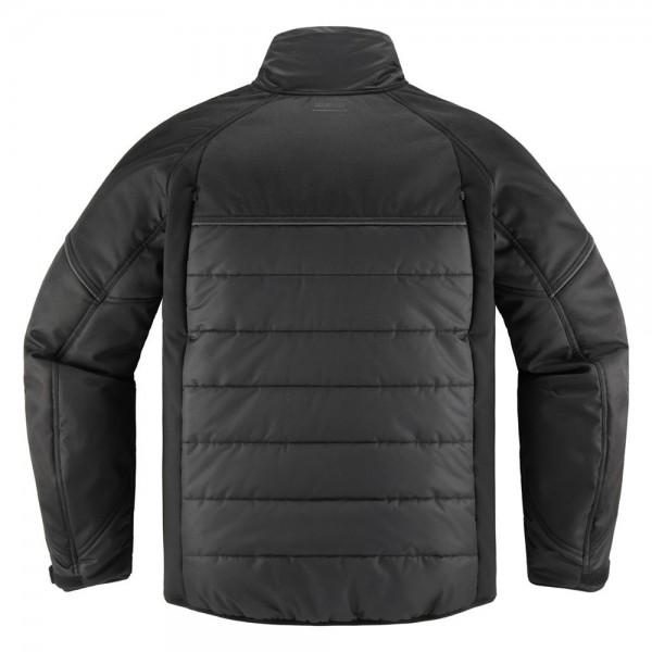 ICON GHOST PUFFER BLACK JACKET