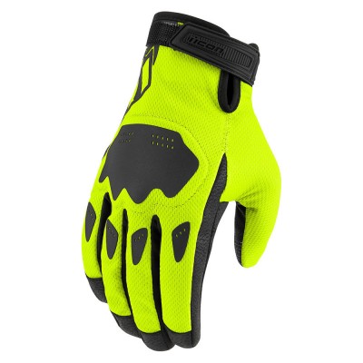 ICON HOOLIGAN CE-HIVIZ GLOVES
