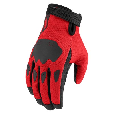 ICON HOOLIGAN CE-RED GLOVES