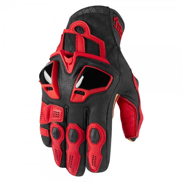 ICON HYPERSPORT SHORT RED GLOVES