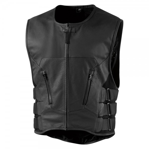 ICON REGULATOR D3O STRIPPED BLACK VEST