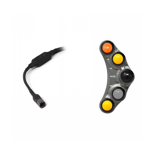 JETPRIME LEFT RACING HANDLEBAR SWITCH TITANIUM FOR DUCATI PANIGALE V4 /S 2018-2024 PART # JP PLSR 020 T