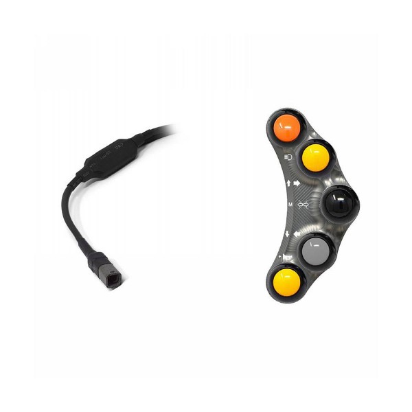 JETPRIME LEFT STREET HANDLEBAR SWITCH FOR DUCATI PANIGALE V4 /S 2018-2024 PART # JP PLS 020 R