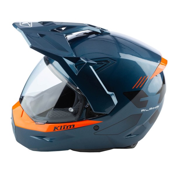 KLIM X1 ALPHA GLOSS CONCEPT PETROL STRIKE ORANGE HELMET
