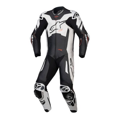 ALPINESTARS GP PLUS V4 SPRINT 1PC BLACK WHITE SUIT 