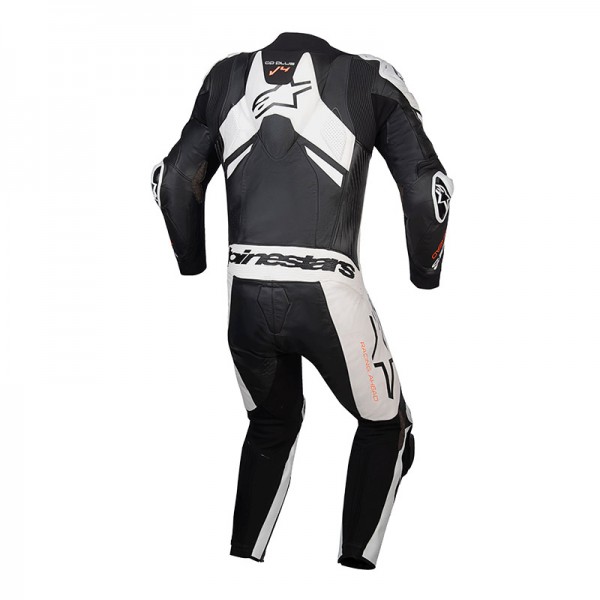 ALPINESTARS GP PLUS V4 SPRINT 1PC BLACK WHITE SUIT 