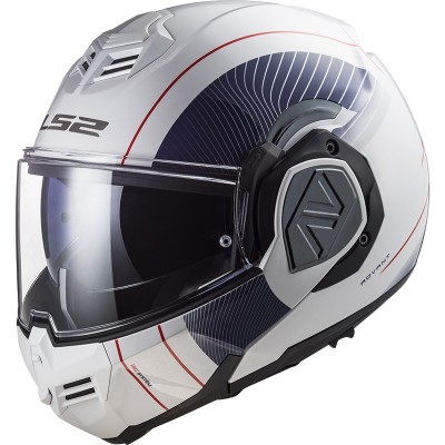 Ls2 FF906 Advant Cooper Modular White Blue Helmet