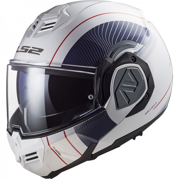Ls2 FF906 Advant Cooper Modular White Blue Helmet