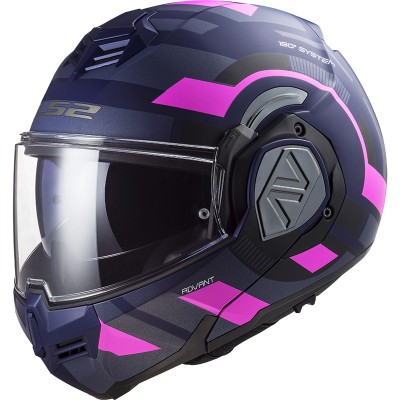LS2 FF906 Advant Velum Modular Blue Pink Helmet