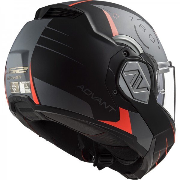 LS2 FF906 Advant Codex Modular Black Titanium Helmet