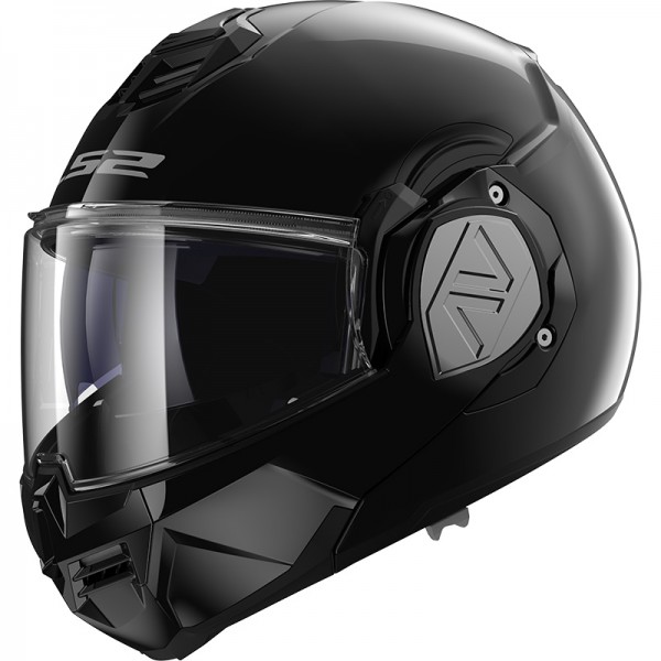LS2 FF906 Advant Solid Modular Black Helmet
