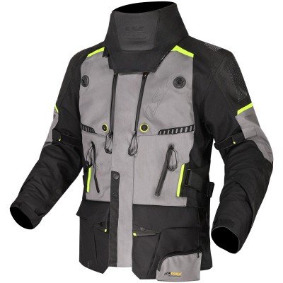 LS2 APOLLO BLACK GREY YELLOW JACKET 
