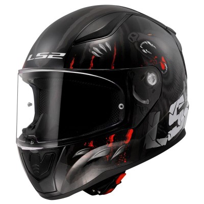 LS2 FF353 RAPID 2 CLAW BLACK HELMET