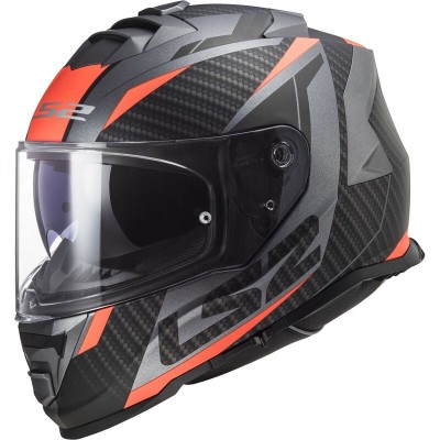LS2 FF800 STORM 2 06 RACER ORANGE HELMET