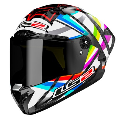 LS2 FF805 THUNDER CARBON GP AERO FLASH BLACK HELMET