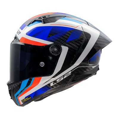 LS2 FF805 THUNDER CARBON GP AERO RAUTE BLUE HELMET