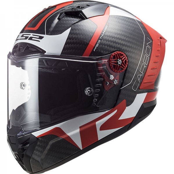 LS2 FF805 Thunder Carbon Racing1 Red Helmet