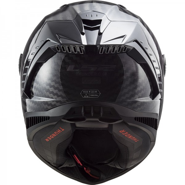LS2 FF805 Thunder Carbon Solid Black Helmet