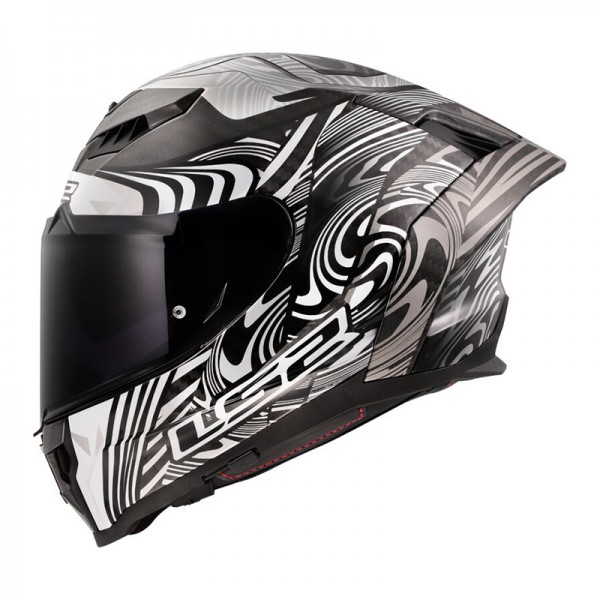 LS2 FF807 DRAGON CARBON ENTHUM GREY HELMET 