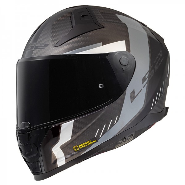 LS2 FF811 VECTOR 2 CARBON GRID GREY HELMET