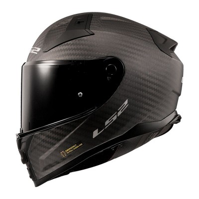 LS2 FF811 VECTOR 2 CARBON SOLID BLACK MATT HELMET
