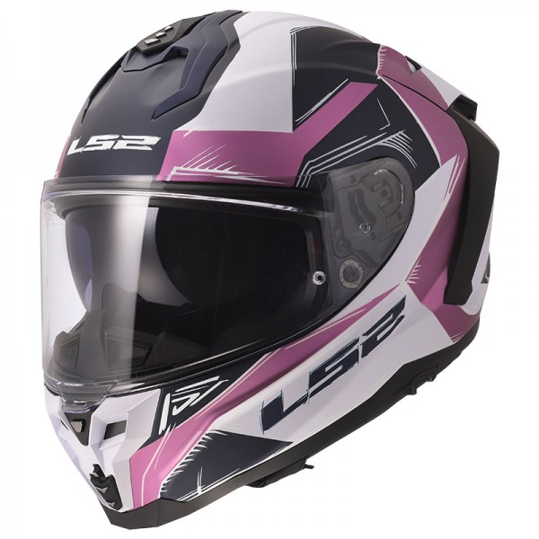 LS2 FF817 CHALLENGER 2 FLAMAN LAVENDER HELMET