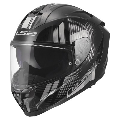 LS2 FF817 CHALLENGER 2 NITRO BLACK GREY HELMET