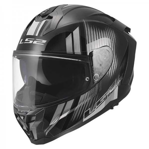 LS2 FF817 CHALLENGER 2 NITRO BLACK GREY HELMET