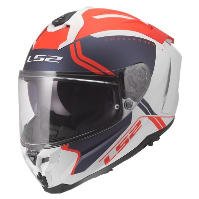 LS2 FF817 CHALLENGER 2 TITAN BLUE RED MATT HELMET