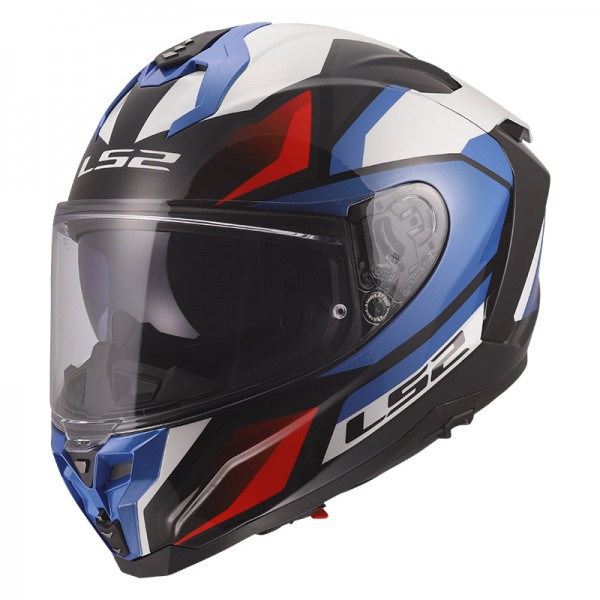 LS2 FF817 CHALLENGER 2 VIPER BLUE RED HELMET