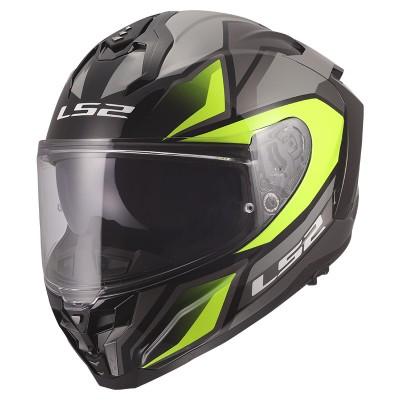 LS2 FF817 CHALLENGER 2 VIPER YELLOW HELMET