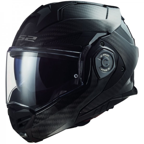 LS2 FF901 ADVANT X CARBON SOLID BLACK HELMET